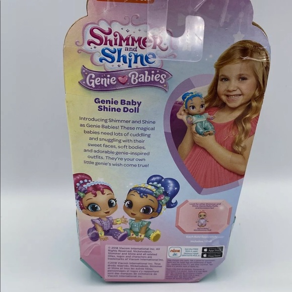 Nickelodeon Shimmer and Shine Genie Babies Doll - Teal  Brand New - Picture 3 of 5